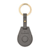 Nina | Air tag keyring da donna in pelle colore grafite