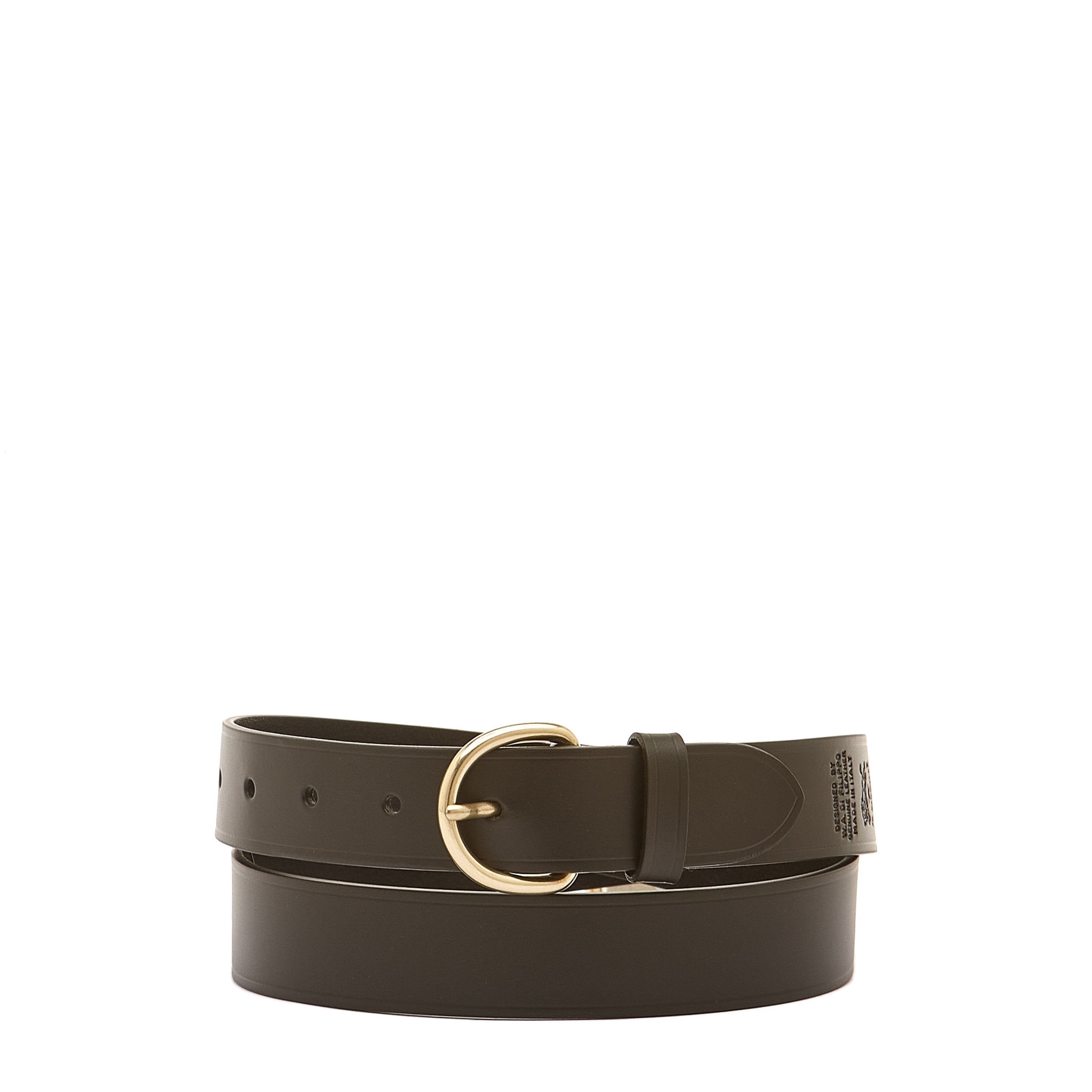 Belt in leather color black
