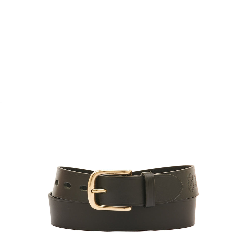 Cintura da uomo in pelle colore nero