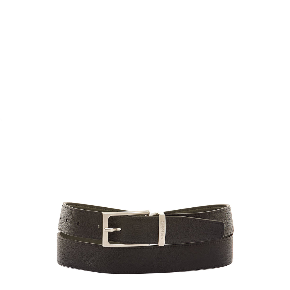 Cestello | Men's belt in vintage leather color forest