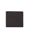 Cestello | Men's bi-fold wallet in leather color black
