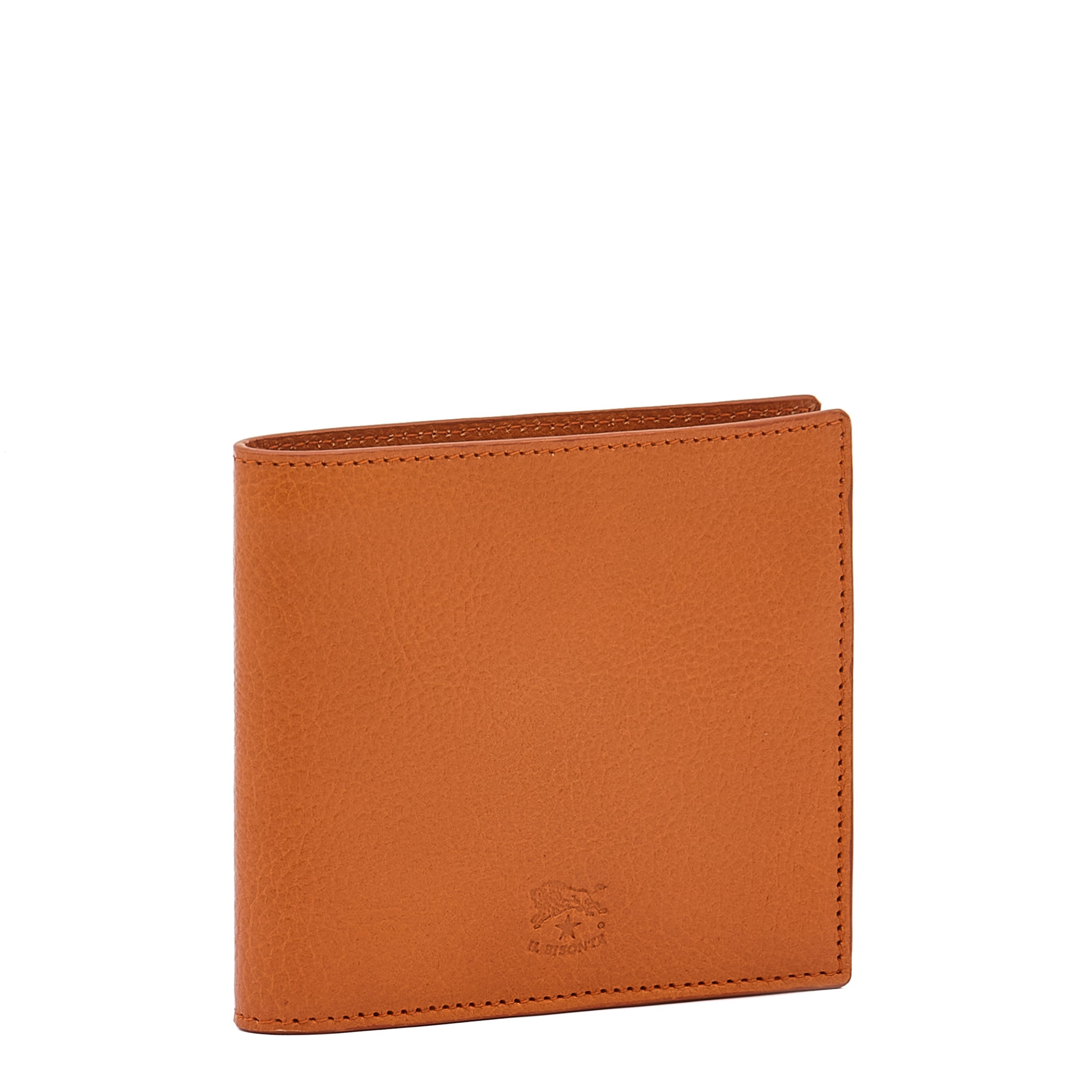 Cestello | Men's bi-fold wallet in leather color caramel