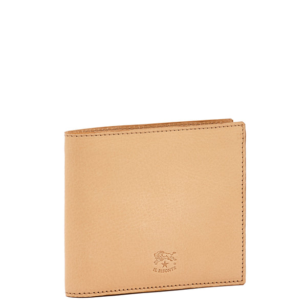 Cestello | Men's bi-fold wallet in leather color natural