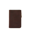 Duccio | Men's bi-fold wallet in vintage leather color coffee