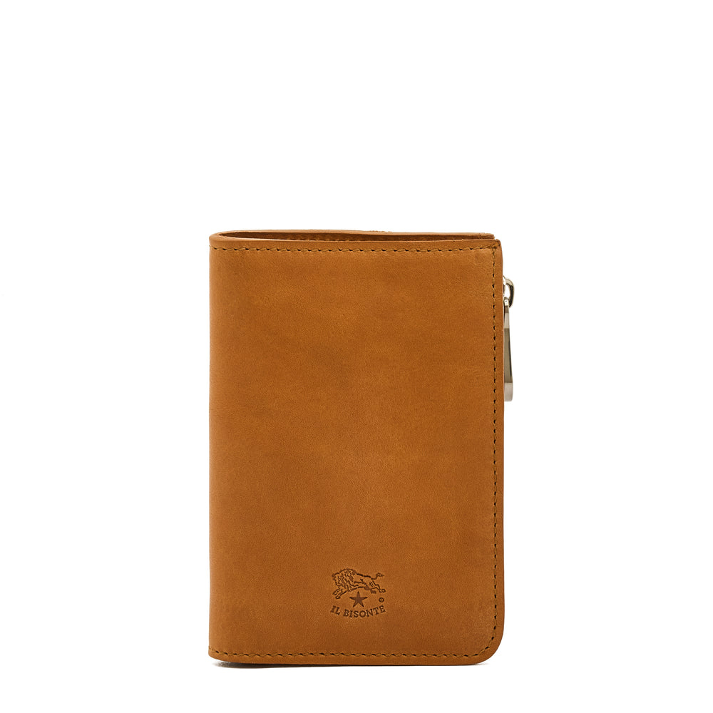 Duccio | Men's bi-fold wallet in vintage leather color natural