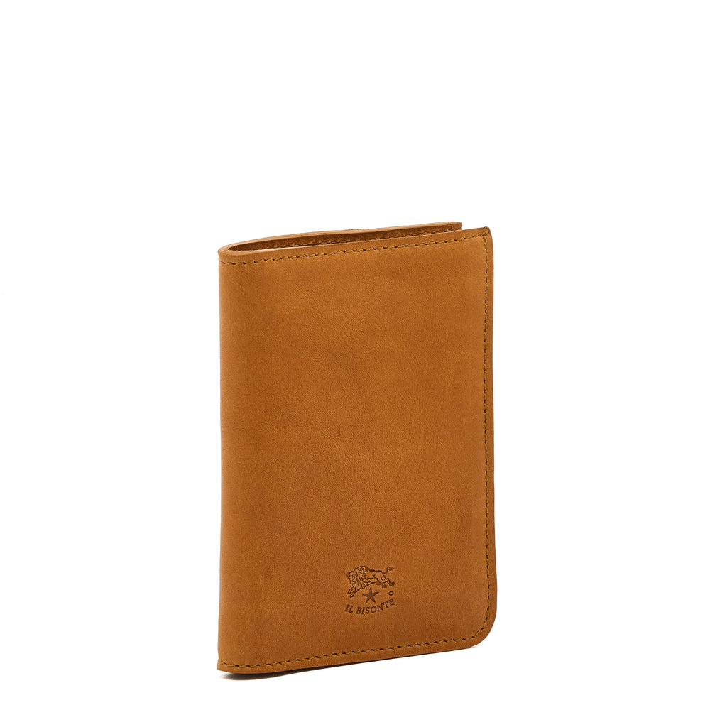 Duccio | Men's bi-fold wallet in vintage leather color natural