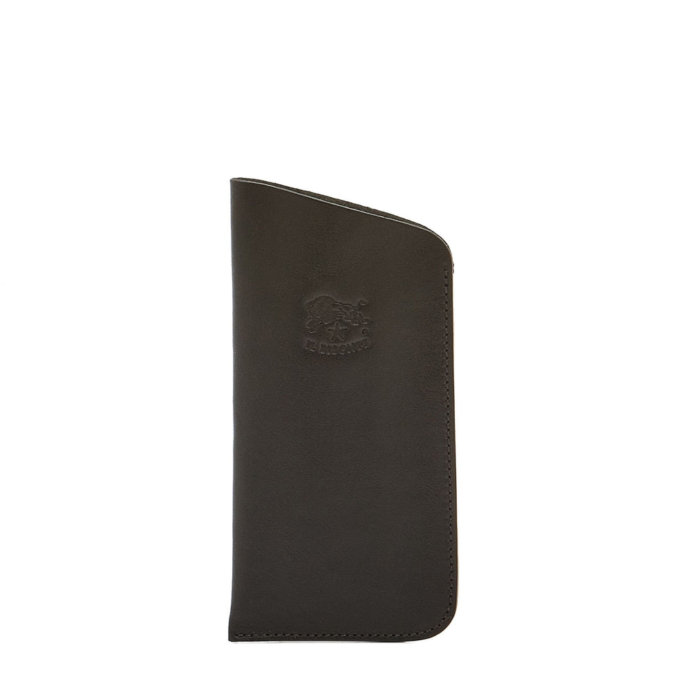 Case in calf leather color black