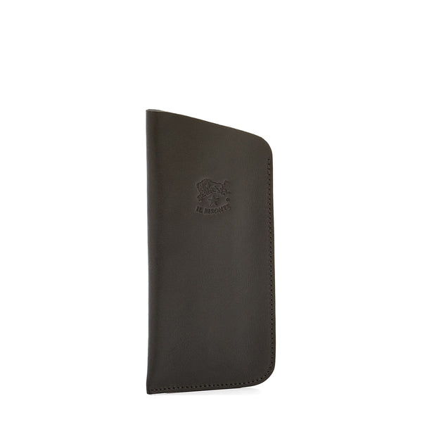 Custodia Occhiali in pelle colore nero