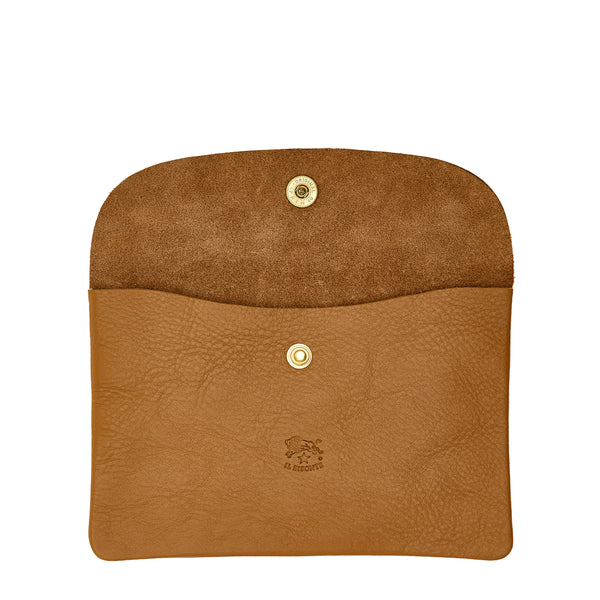 Case in leather color gianduia