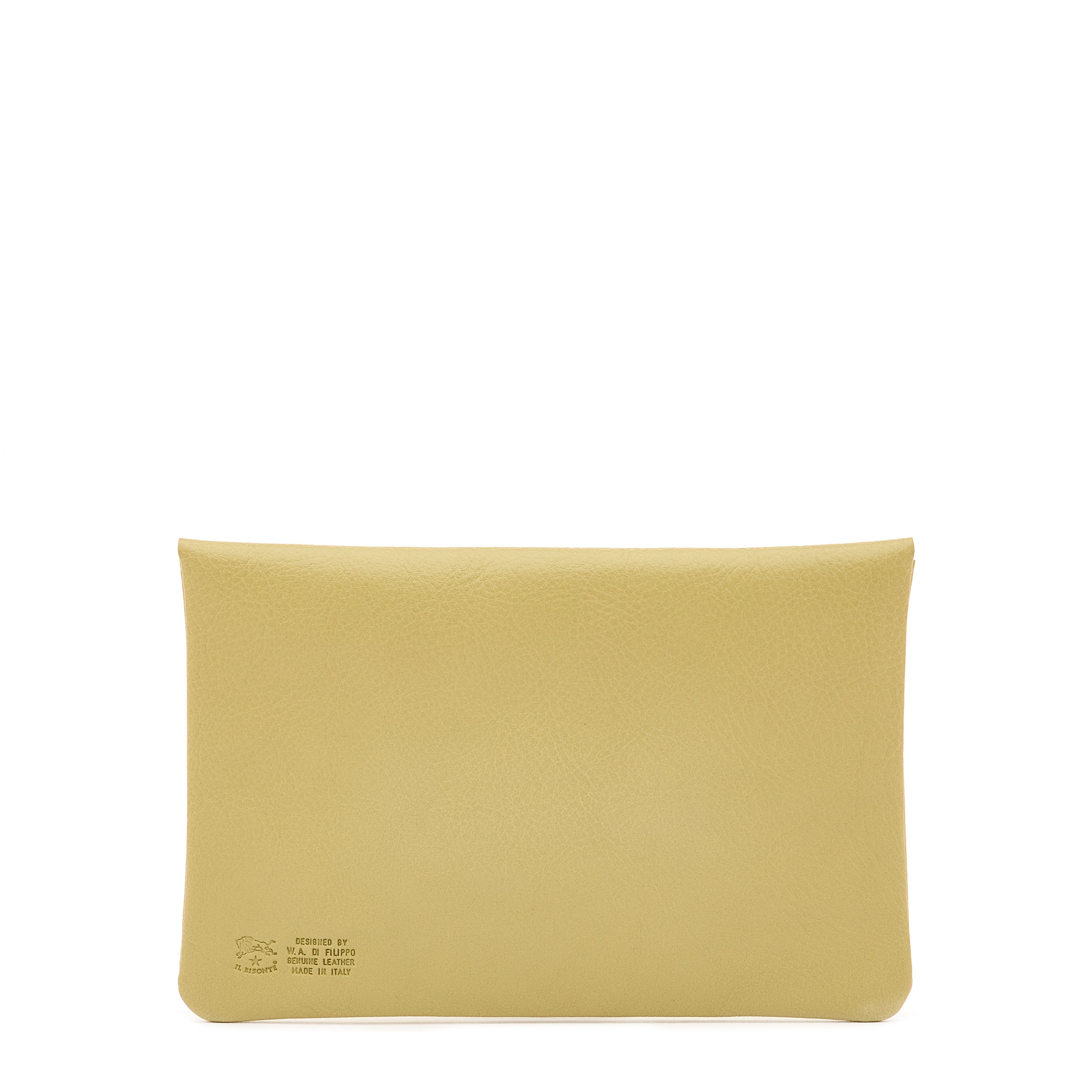 Case in leather color pistachio