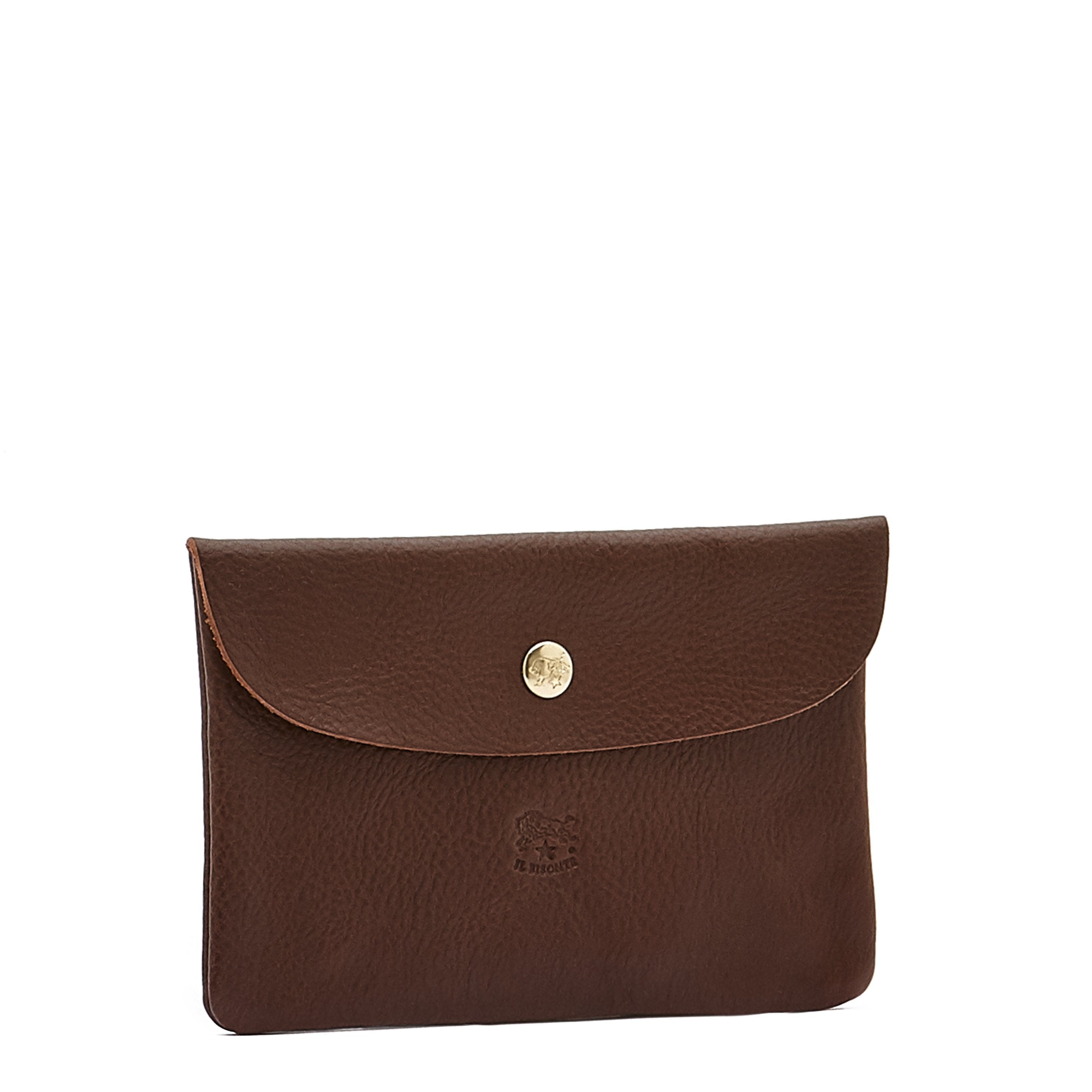 Case in leather color brown