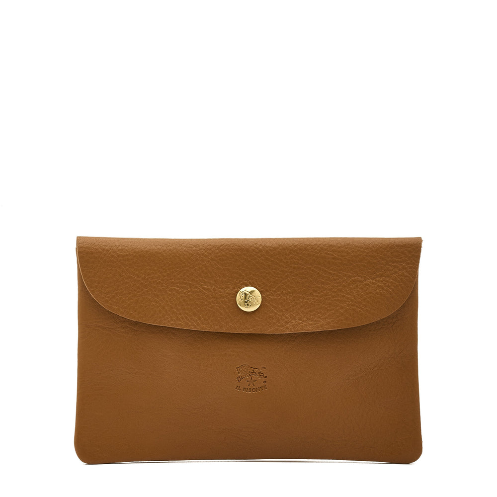 Custodia in pelle colore gianduia