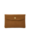 Étui en cuir couleur gianduia