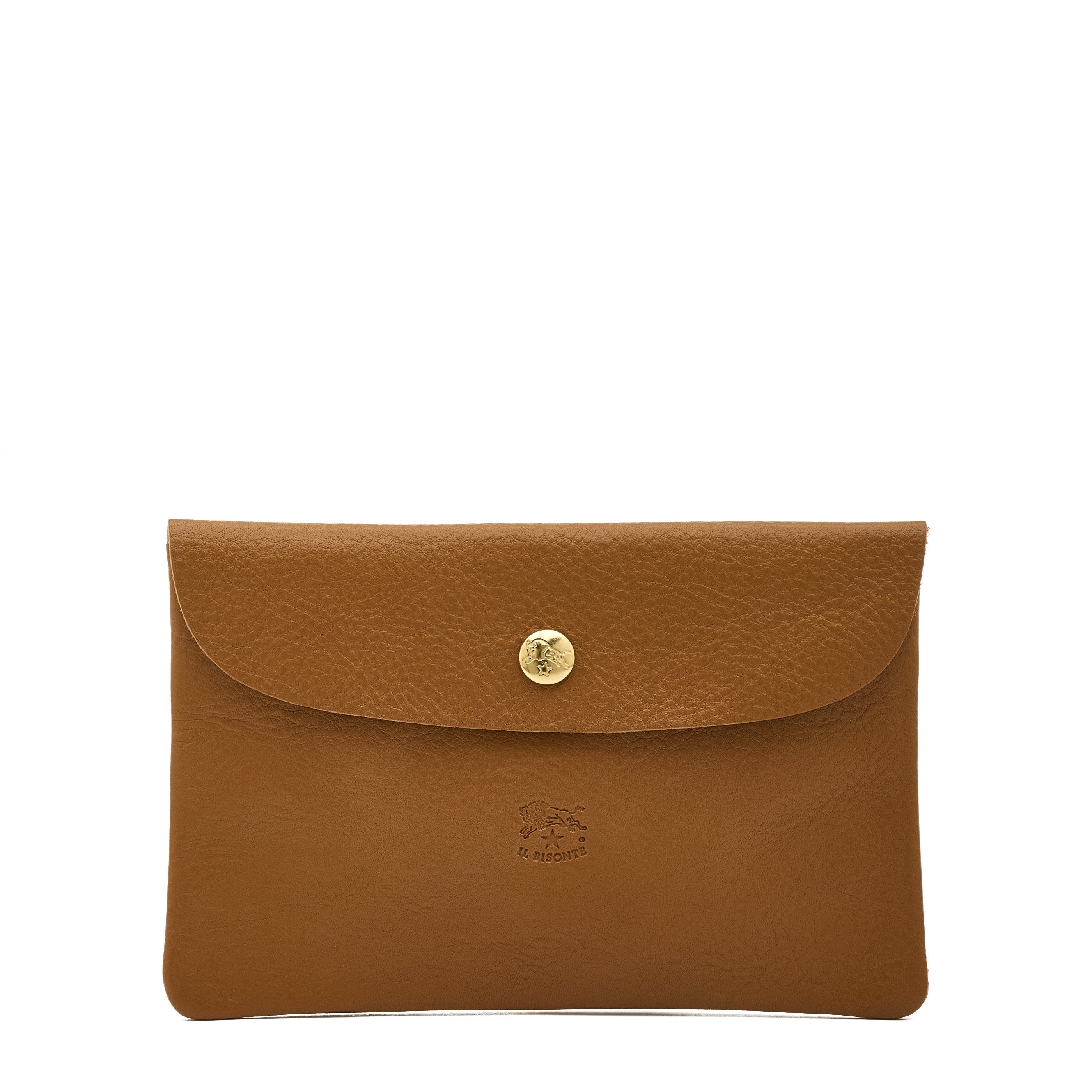 Custodia in pelle colore gianduia
