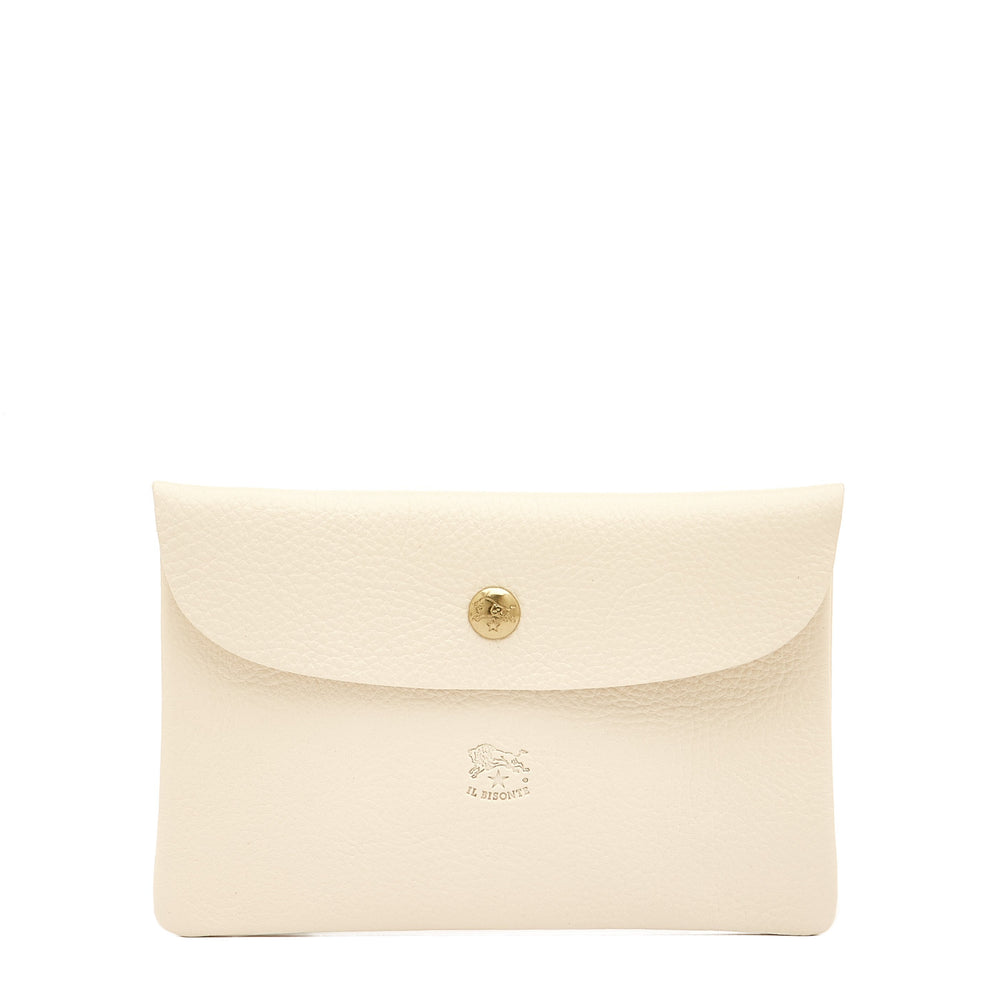 Custodia in pelle colore latte