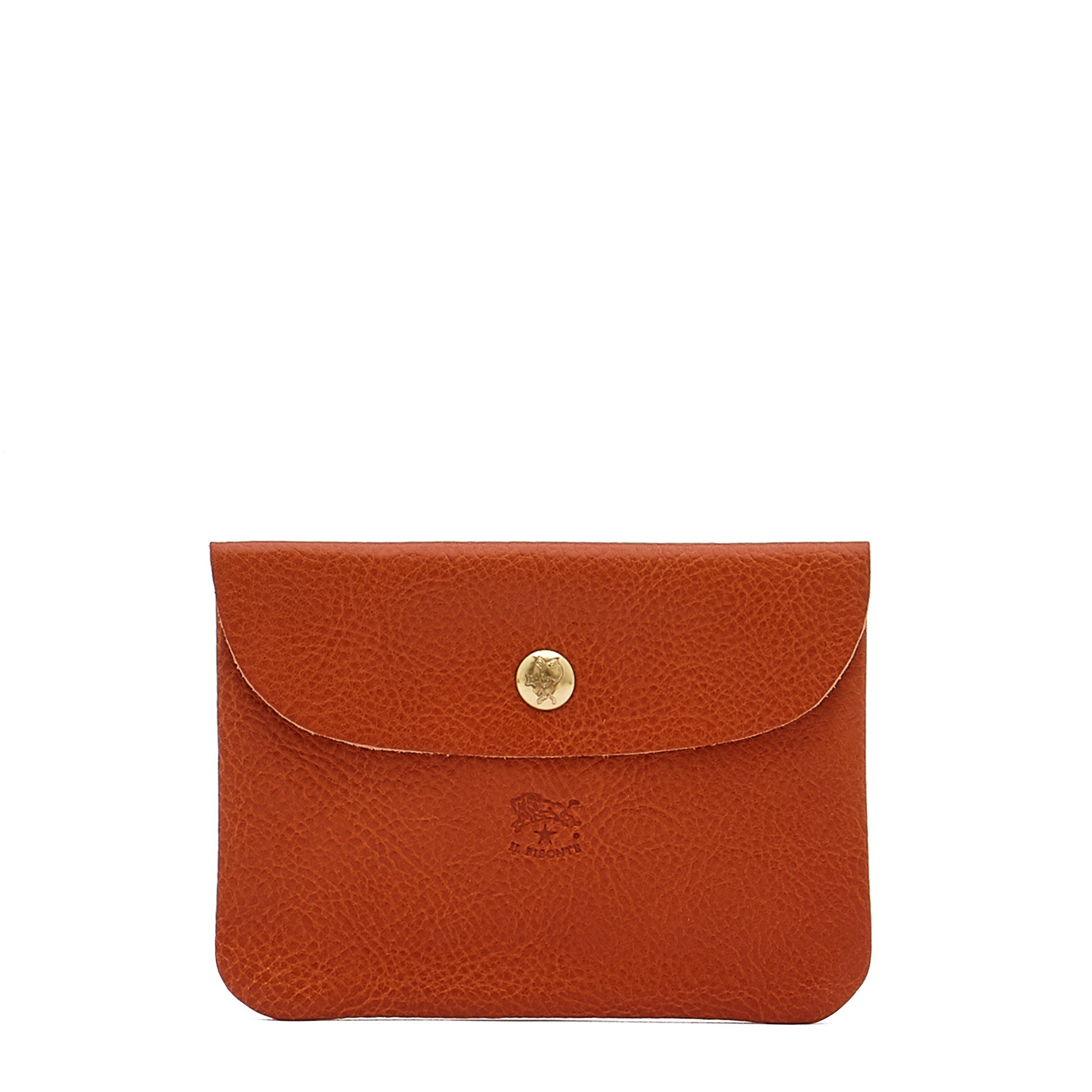 Case in leather color caramel