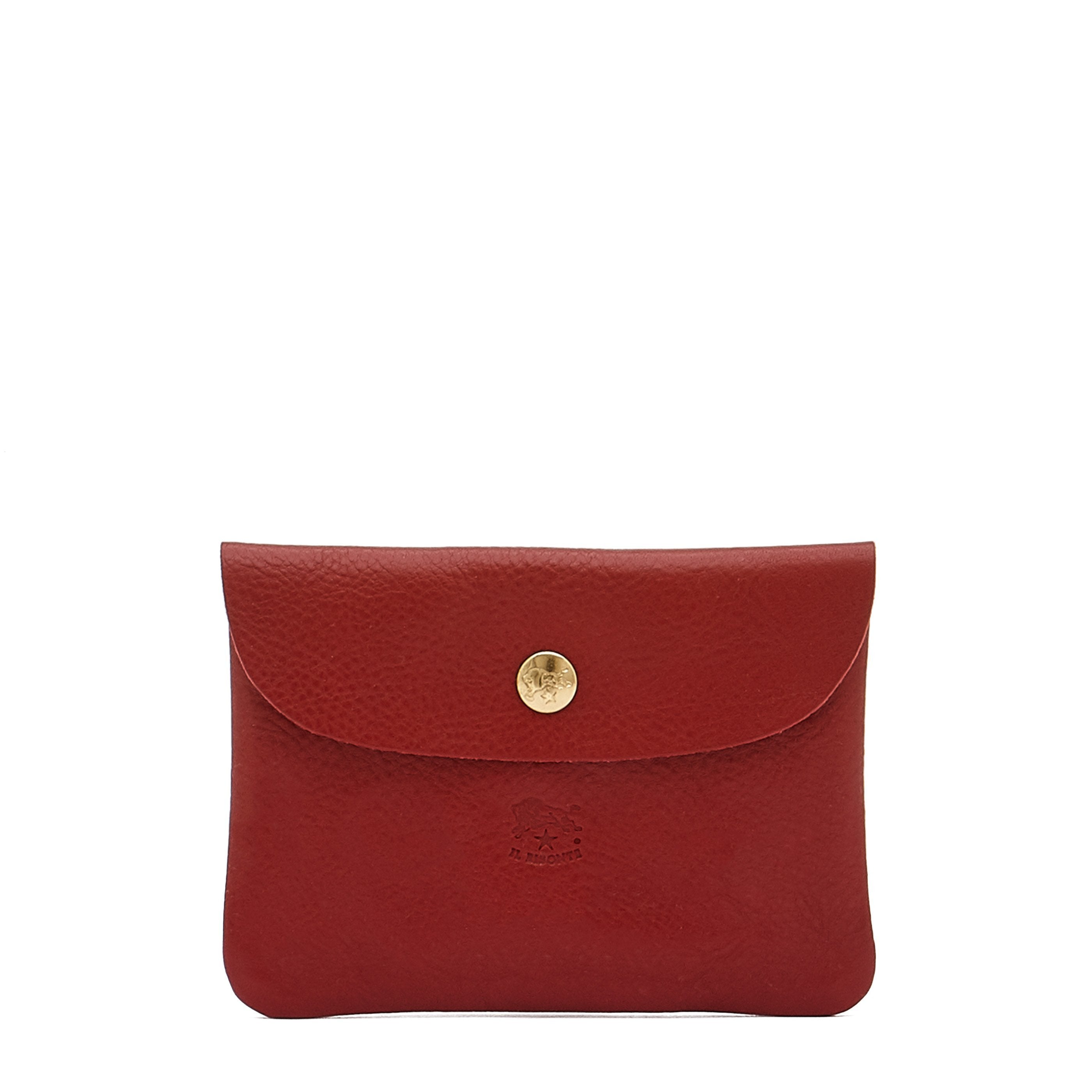 Case in leather color red