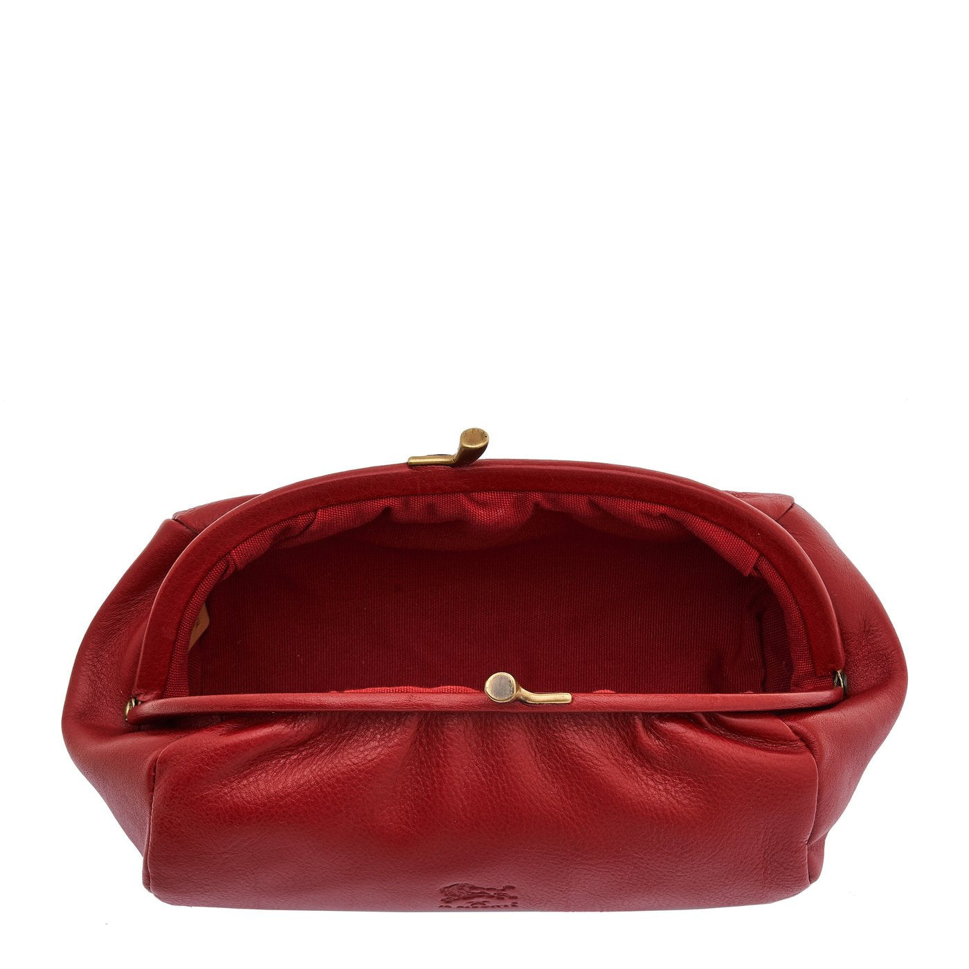 Étui pour femme en cuir couleur rouge