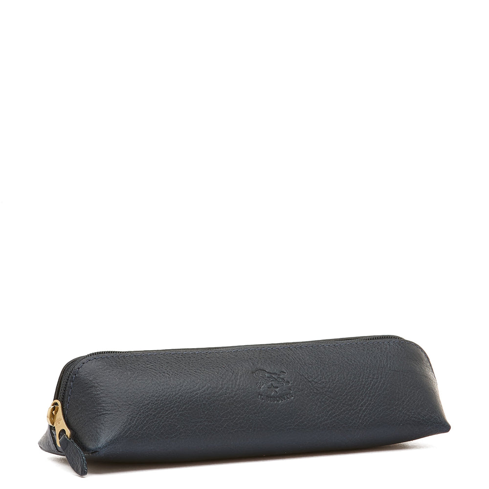 Women's case in calf leather color blue