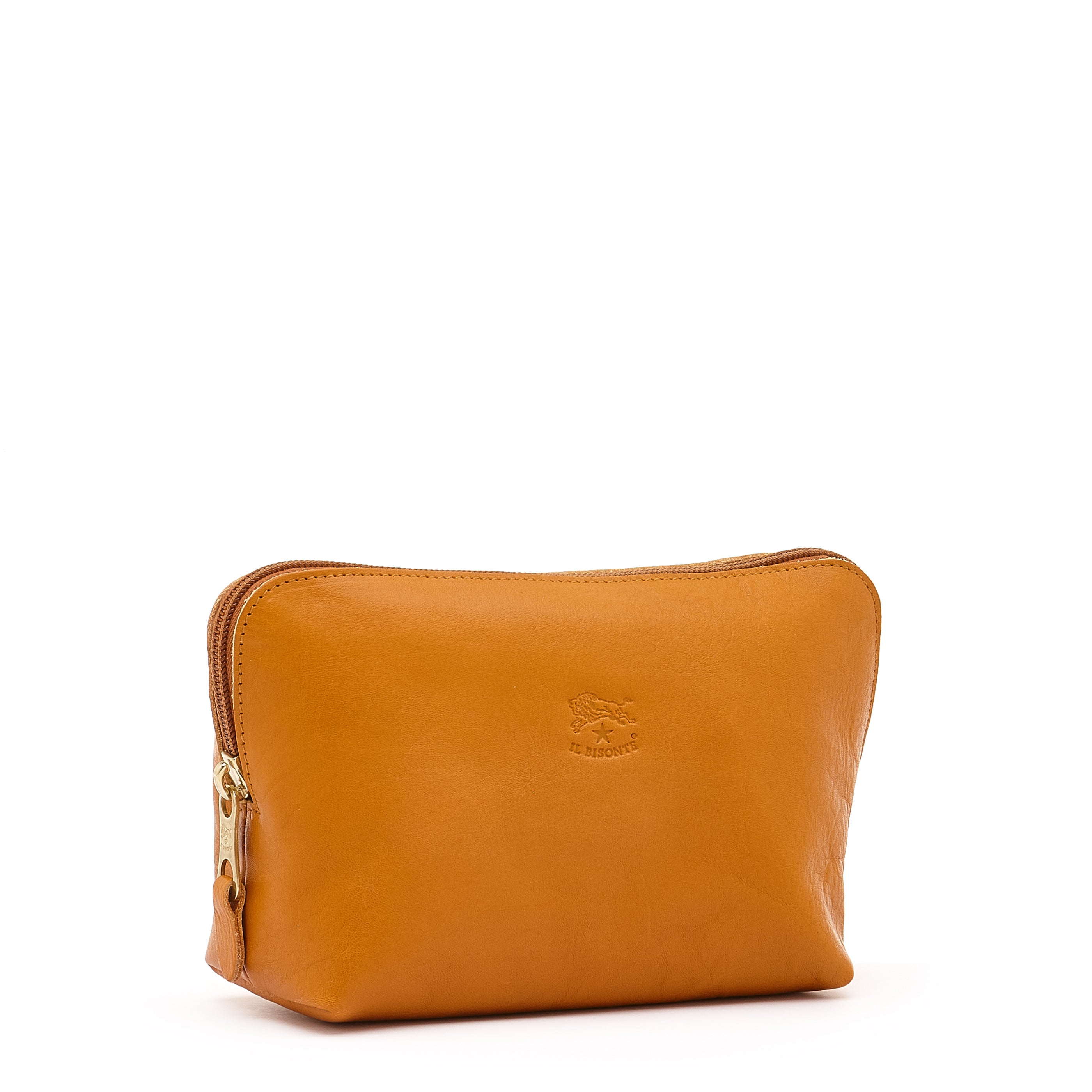 Women's case in leather color honey