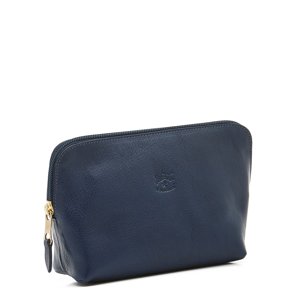 Women's case in calf leather color blue