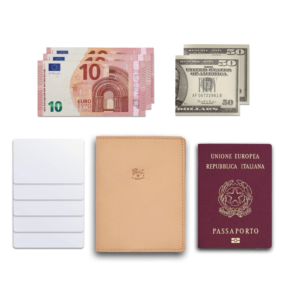 Passport holder  color natural