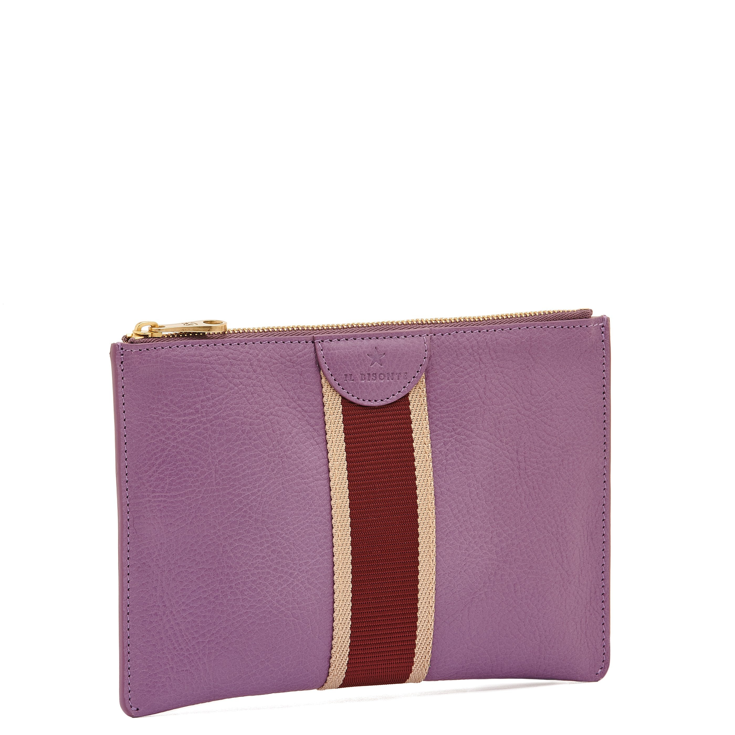 Solaria | Women's case in leather color wisteria