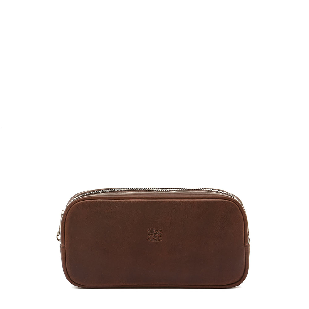 Cestello | Men's case in vintage leather color coffee