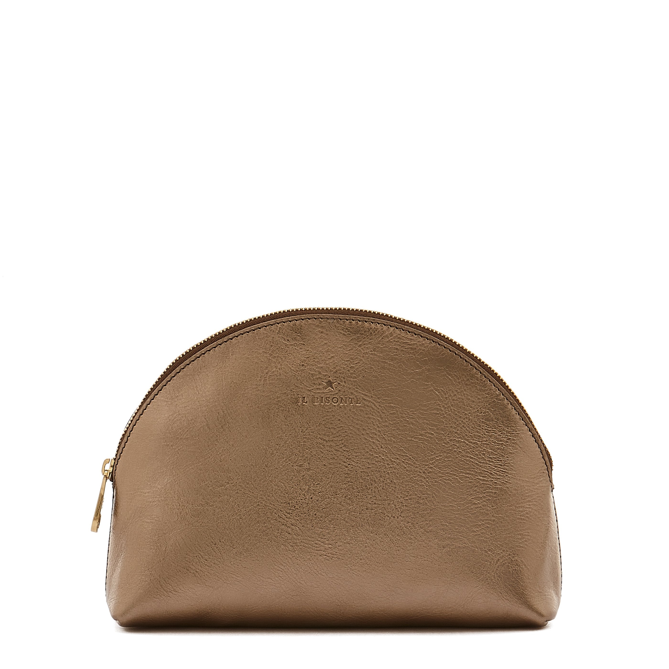 Bigallo | Women's case in metallic leather color metallic bronze