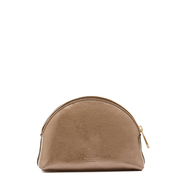 Bigallo | Women's case in metallic leather color metallic bronze