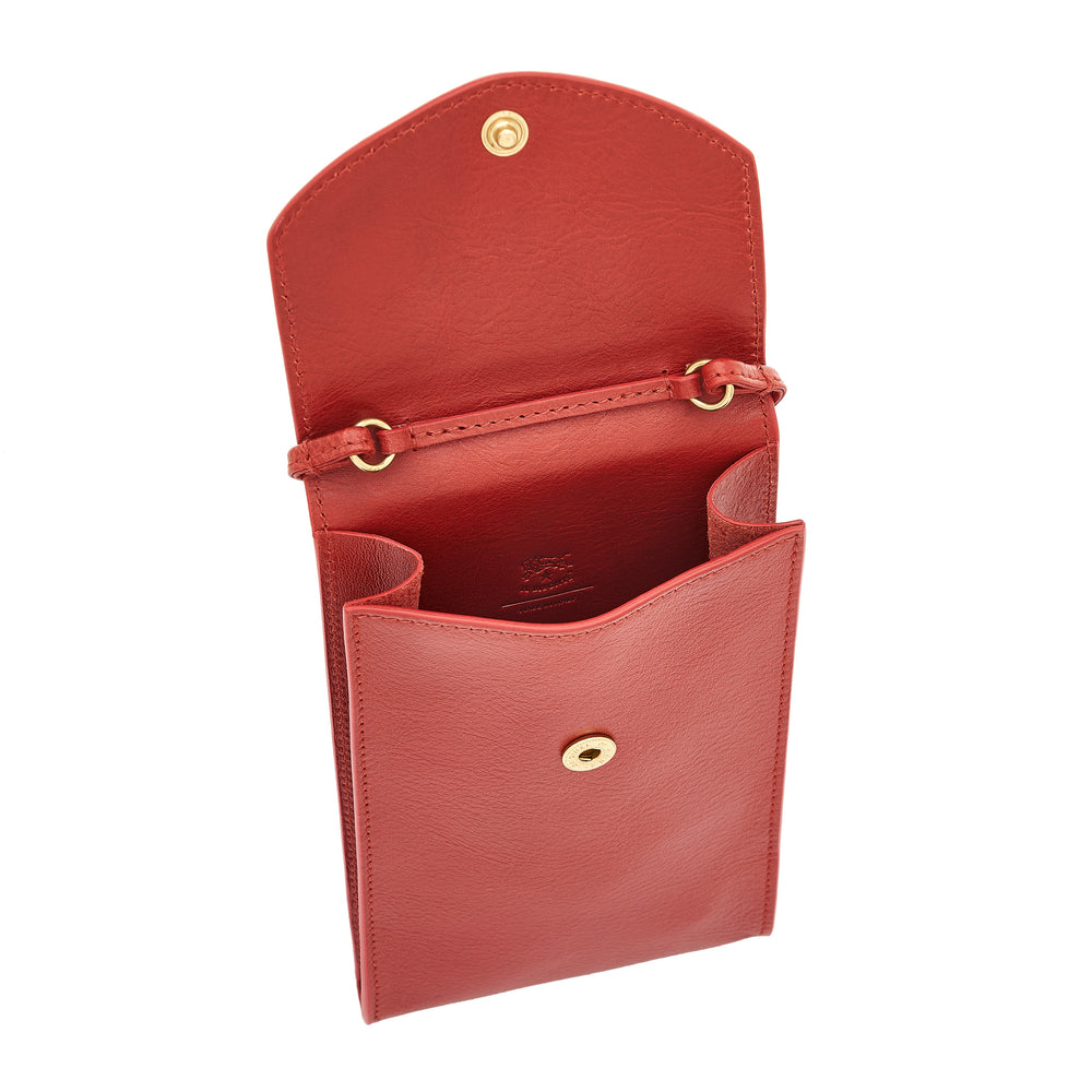 Bigallo | Women's case in leather color red