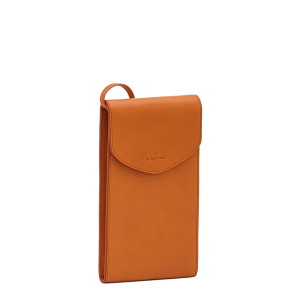 Bigallo | Women's case in leather color caramel