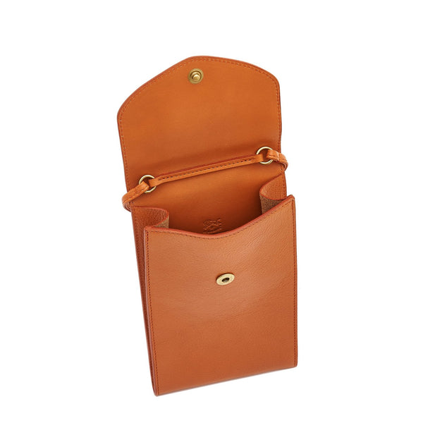 Bigallo | Women's case in leather color caramel