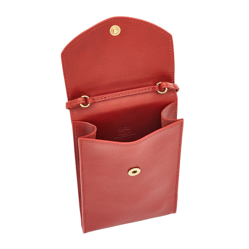 Bigallo | Custodia da donna in pelle colore rosso