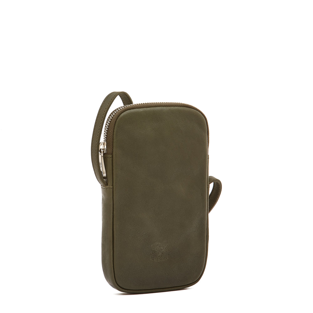 Galileo | Men's case in vintage leather color forest