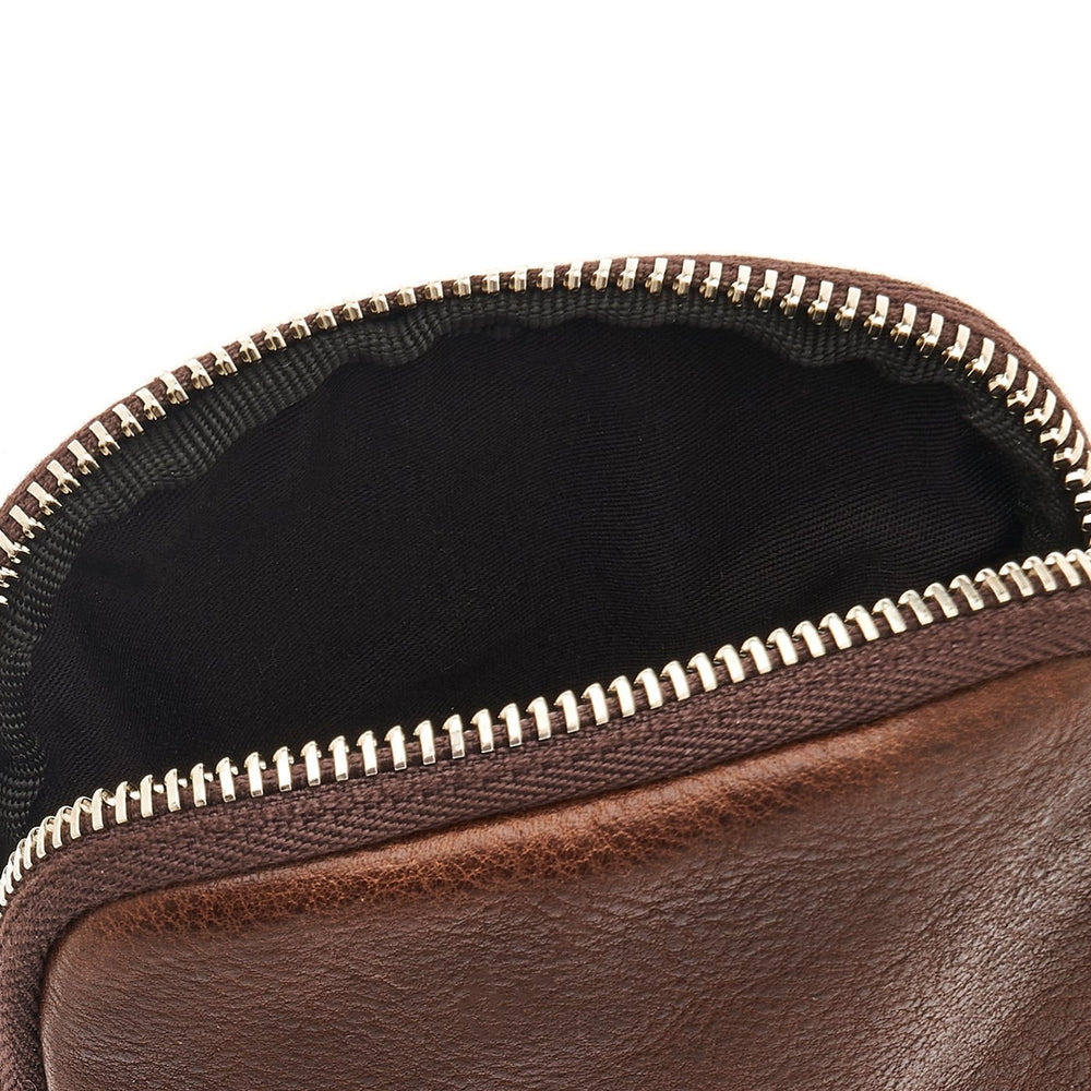 Galileo | Étui pour homme en cuir vintage couleur cafè