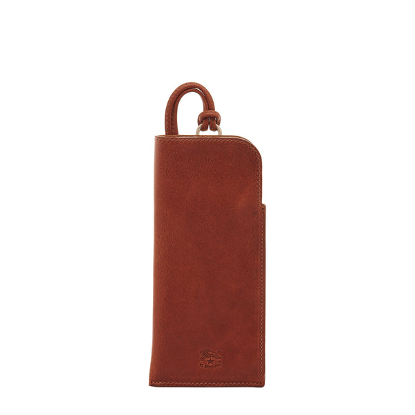 Duccio | Men's case in vintage leather color sepia