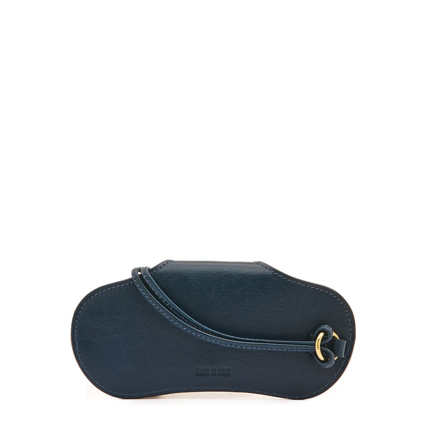 Nina | Women's case in leather color blue