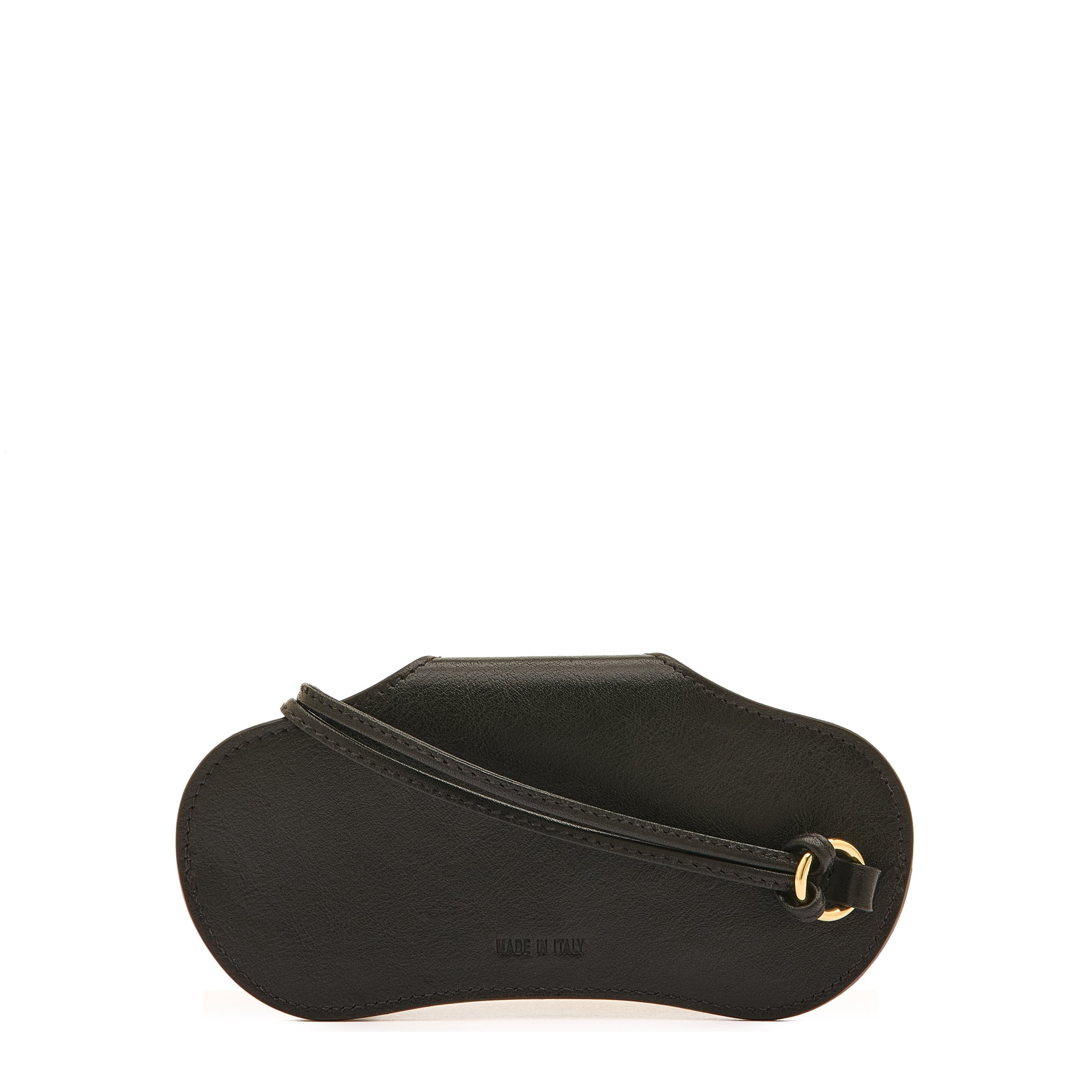 Nina | Custodia Occhiali da donna in pelle colore nero