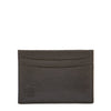 Porte-cartes en cuir couleur noir