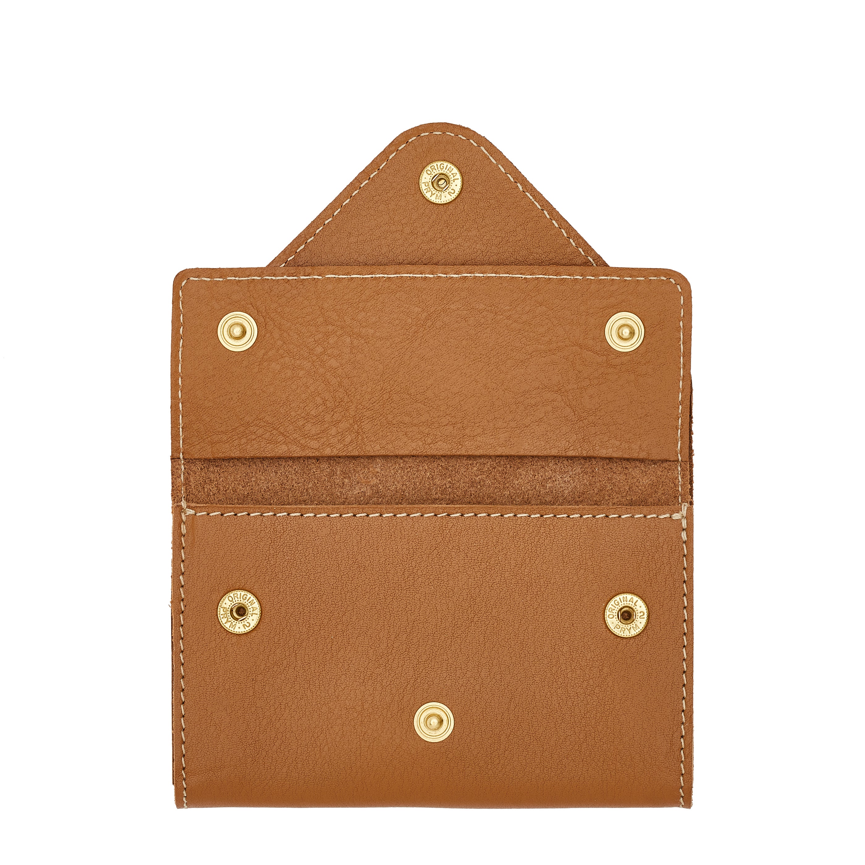 Uffizi | Card case in leather color gianduia