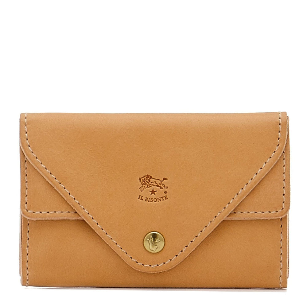 Uffizi | Card case in calf leather color natural