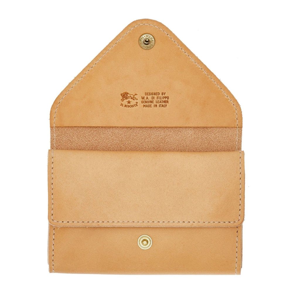 Uffizi | Card case in calf leather color natural