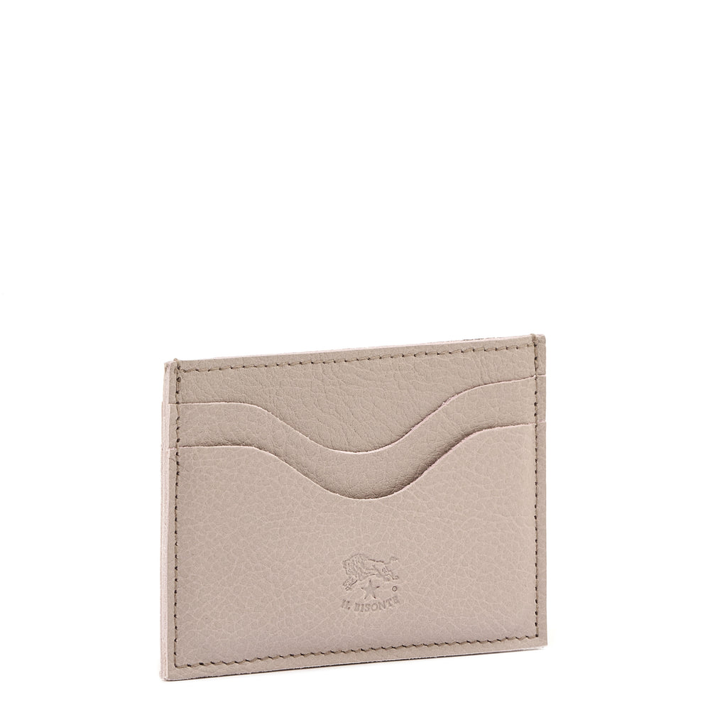 Salina | Porte-cartes en cuir vintage couleur mauve