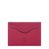 Salina | Card case in leather color cherry