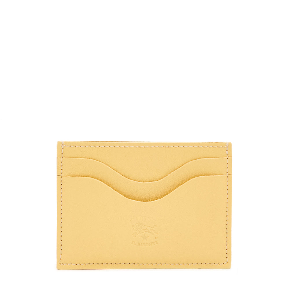 Salina | Card case in leather color vanilla