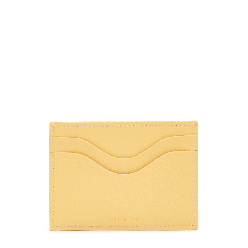 Salina | Card case in leather color vanilla