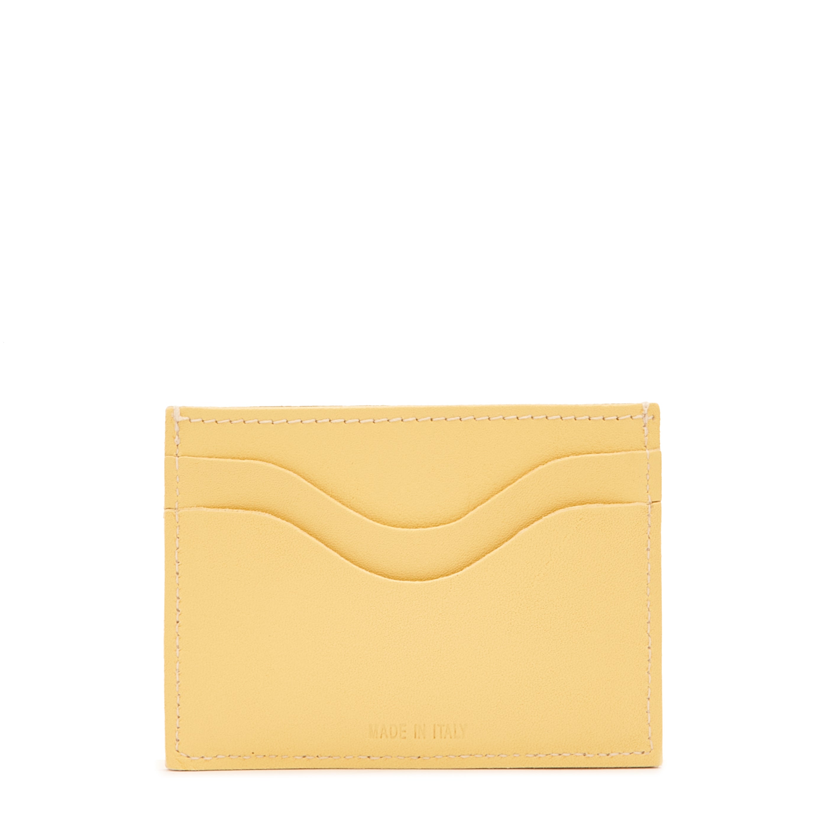 Salina | Card case in leather color vanilla