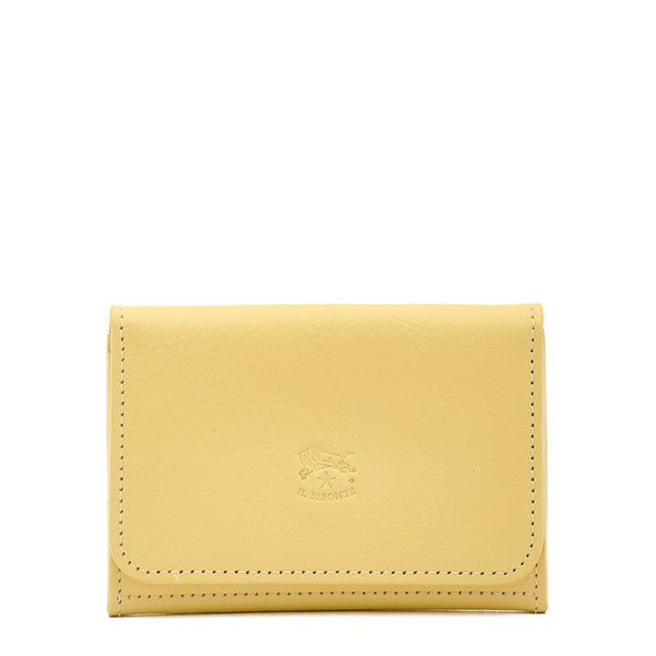 Galileo | Men's card case in leather color vanilla