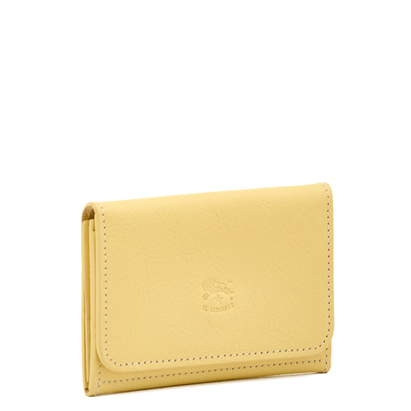 Galileo | Men's card case in leather color vanilla